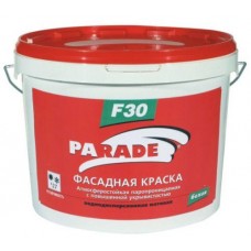Краска фасадная PARADE F30, база А, бел. мат., 9л.